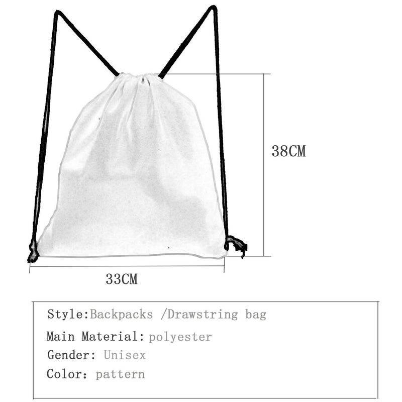 Oil Painting Printing Storage Bag Multi-Functional Campus Student Shoulder Bag Outdoor Travel Bundle Pocket - Image 5