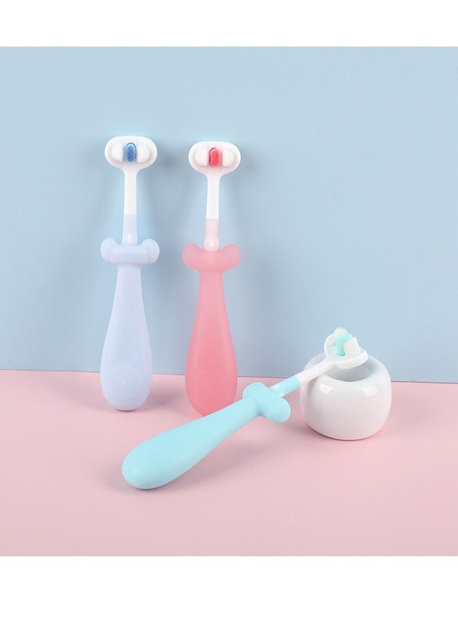Beauenty 3 Pcs Three Sided Soft Hair Toothbrush - Image 2