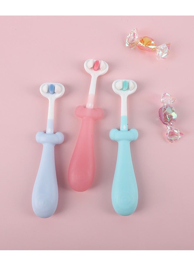 Beauenty 3 Pcs Three Sided Soft Hair Toothbrush - Image 3