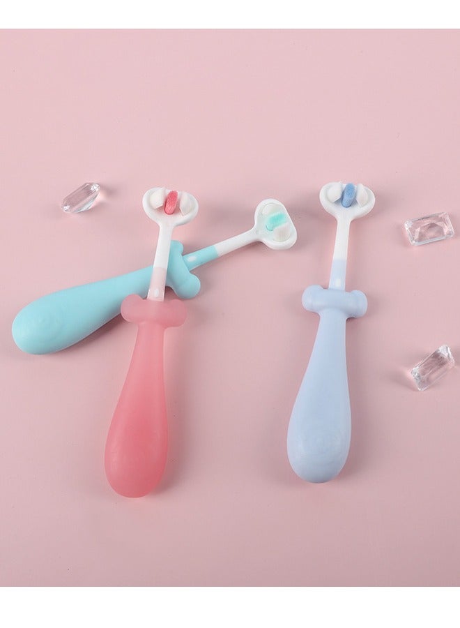 Beauenty 3 Pcs Three Sided Soft Hair Toothbrush - Image 5