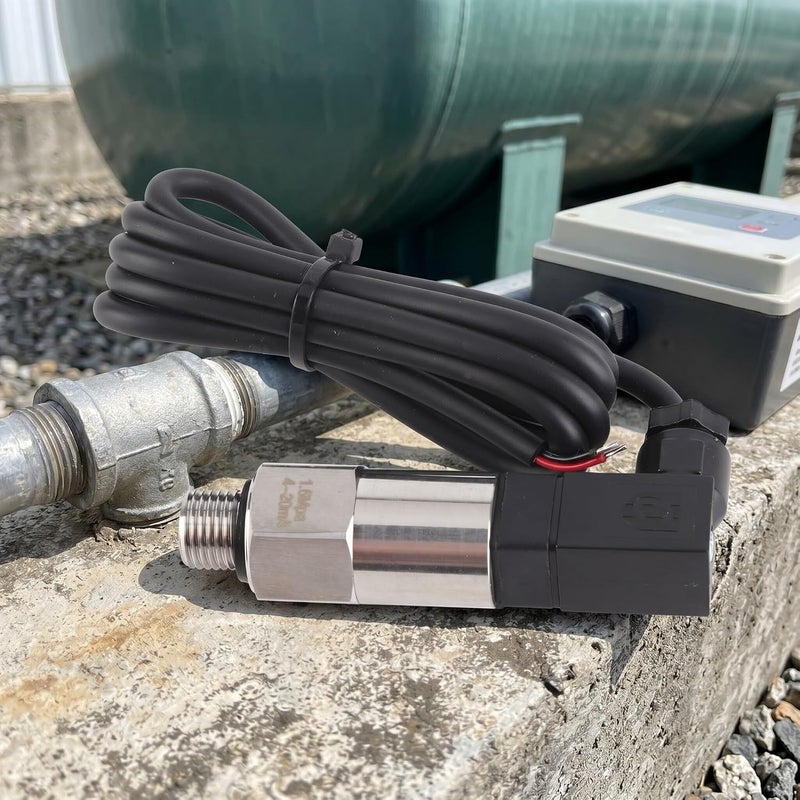 Hyuduo Pressure Transducer Stainless Steel Sensor, Compensation Design, 5 Pressure Ranges, Voltage, Widely Used in Oil, Gas, and with, Sensitive Components for Oil, Gas, Water, or - Image 5