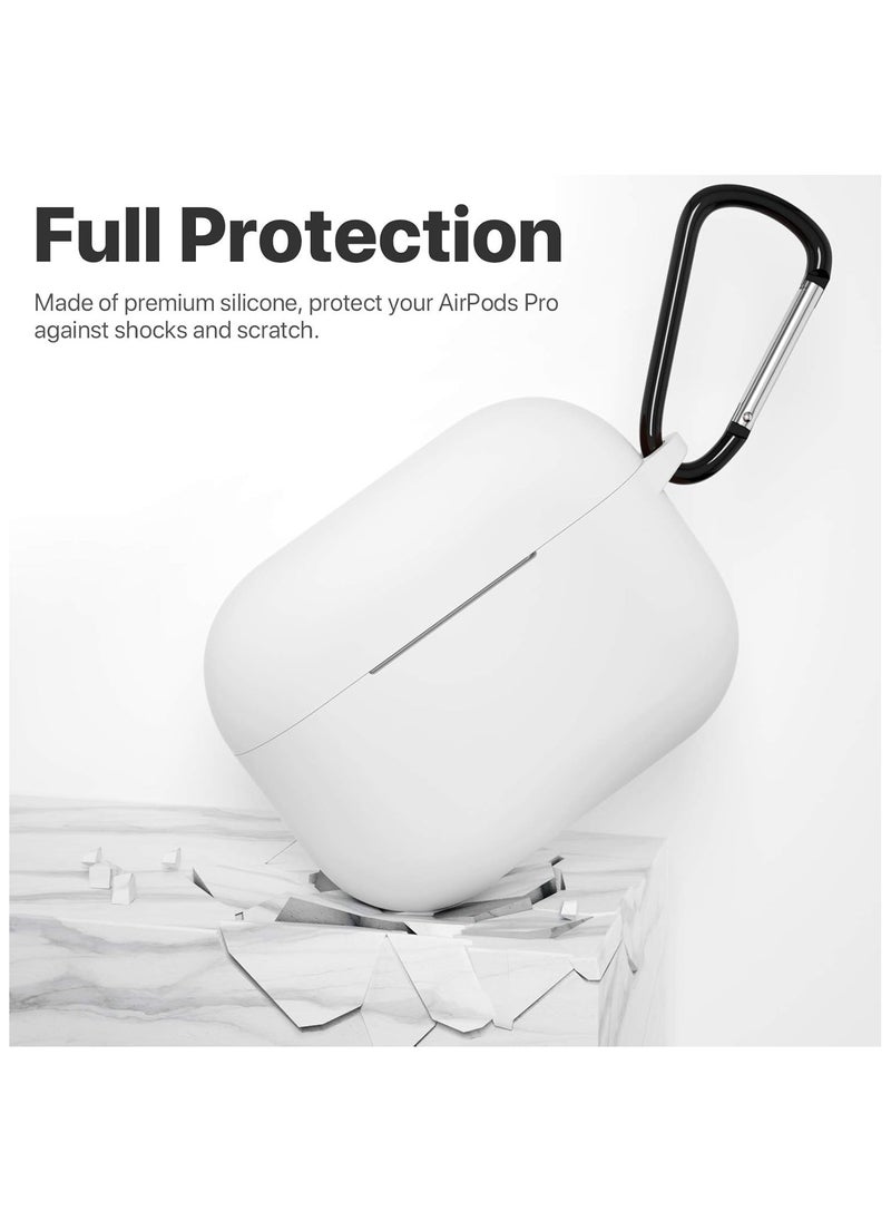 wexon Protective Shockproof Silicone Case Cover for Apple AirPods pro 2 Generation White  - Image 4