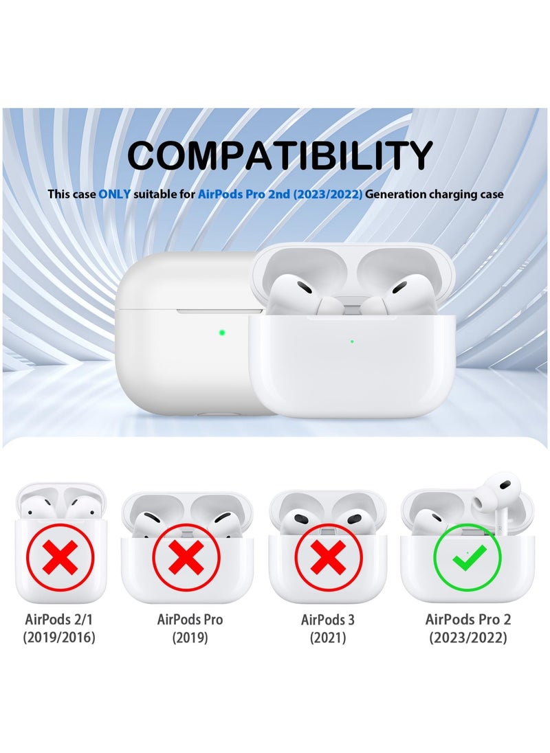 wexon Protective Shockproof Silicone Case Cover for Apple AirPods pro 2 Generation White  - Image 3
