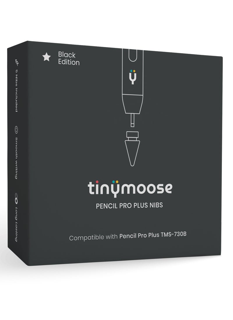 TinyMoose - 5 - Piece Pencil Pro Plus Tip replacement for Tinymoose Pencil Pro Plus Stylus Pen for Smooth Writing and Long Lasting Use - Image 1