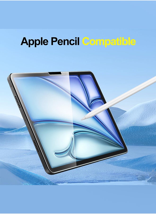 CATANES [لجهاز iPad Air 11 بوصة 2024] واقي شاشة غير لامع مضاد للتوهج يقلل من بصمات الأصابع خالٍ من الفقاعات سهل التركيب  - Image 4