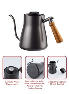 EqiEch V60 Drip Coffee Set,7-Piece Hand Brewing Coffee Maker Set,Pour Over Coffee Machine Accessories Kit All In 1 Portable Travel Bag 57*16*27cm  - Image 4