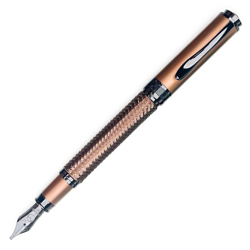 Monteverde Innova Formula M Fountain Pen Bronze Fine Nib Luxury Pen with PVD Coating Refillable JoWo Stainless Steel Nib Premium Gift Box - Image 2