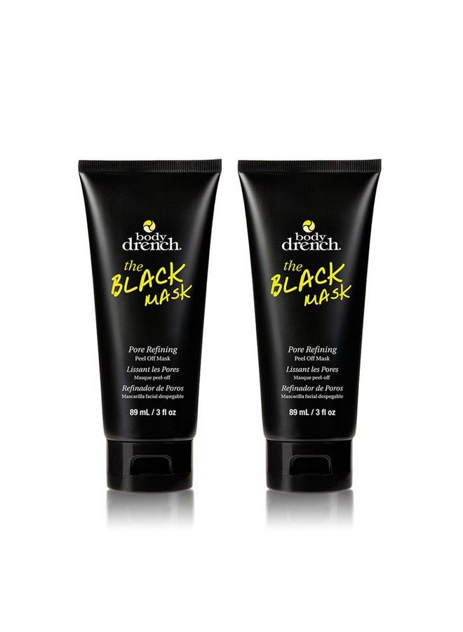 Body Drench The Black Mask Pore Refining Peel Off Facial Mask 2 Pack - Image 1