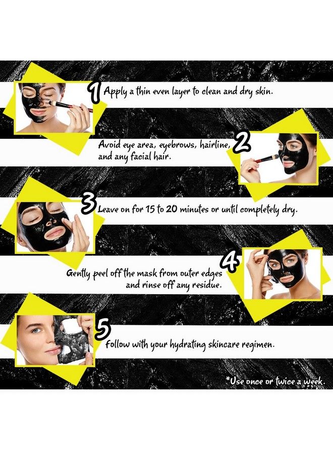Body Drench The Black Mask Pore Refining Peel Off Facial Mask 2 Pack - Image 5