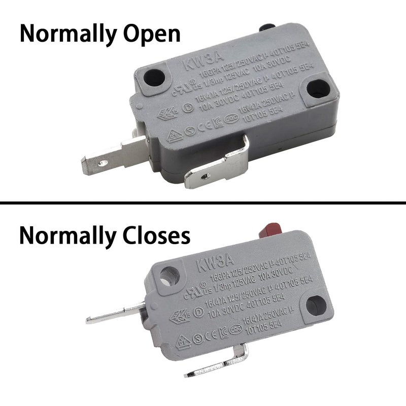Yoiilnz KW3A Microwave Oven Door Switch 16A 125/250V Door Interloc (2 Normally Open and 1 Normally Closes) - Image 3