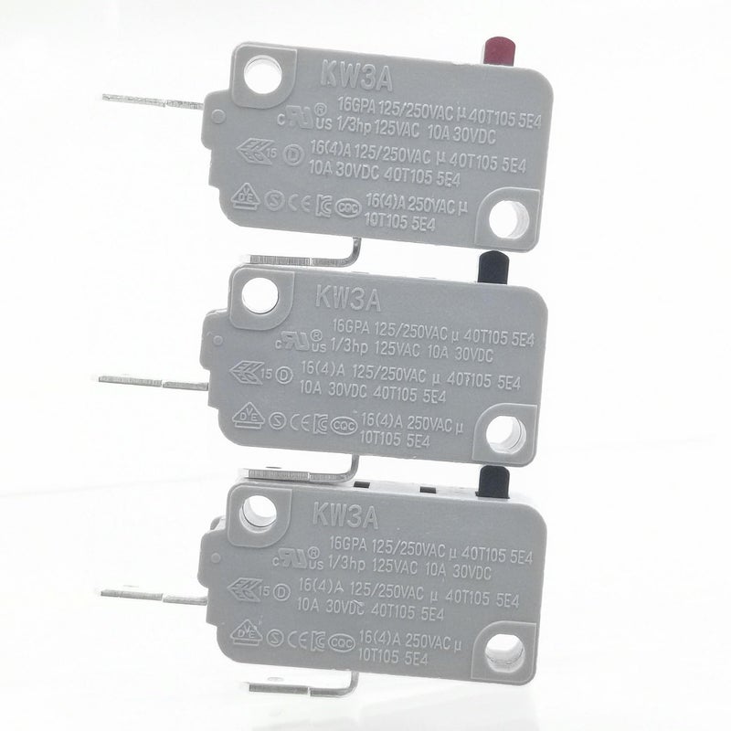 Yoiilnz KW3A Microwave Oven Door Switch 16A 125/250V Door Interloc (2 Normally Open and 1 Normally Closes) - Image 4