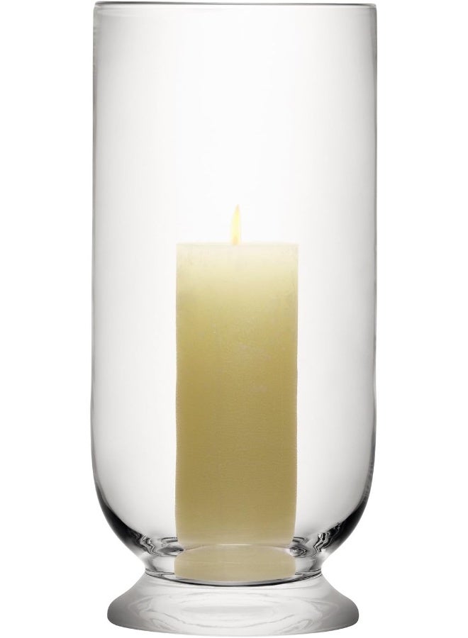 LSA International LSA International Terrace Storm Lantern, H15.75", Clear  - Image 1