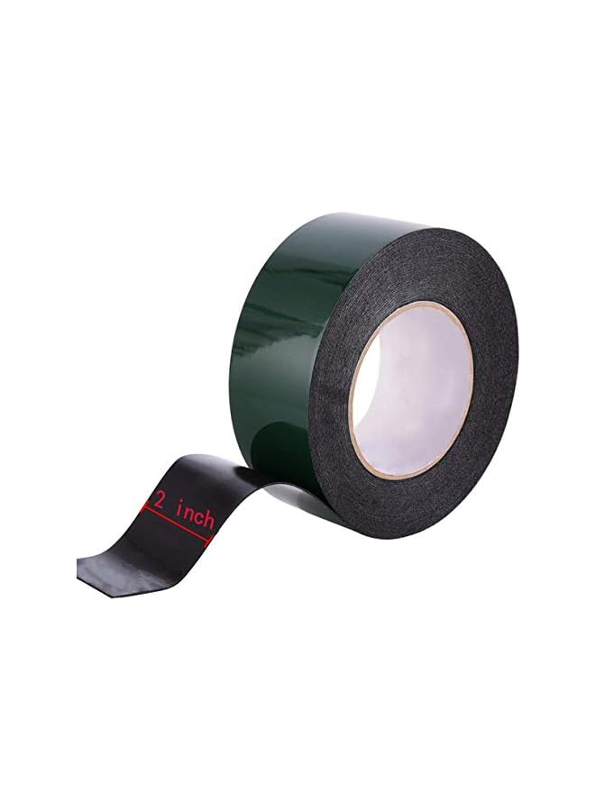 PROMASS Foam Waterproof Mounting Adhesive Tape Roll for Automotive Grade Car Trims Number Plate Photo Frame Fixing - Black, 10m (50 mm)  - Image 2