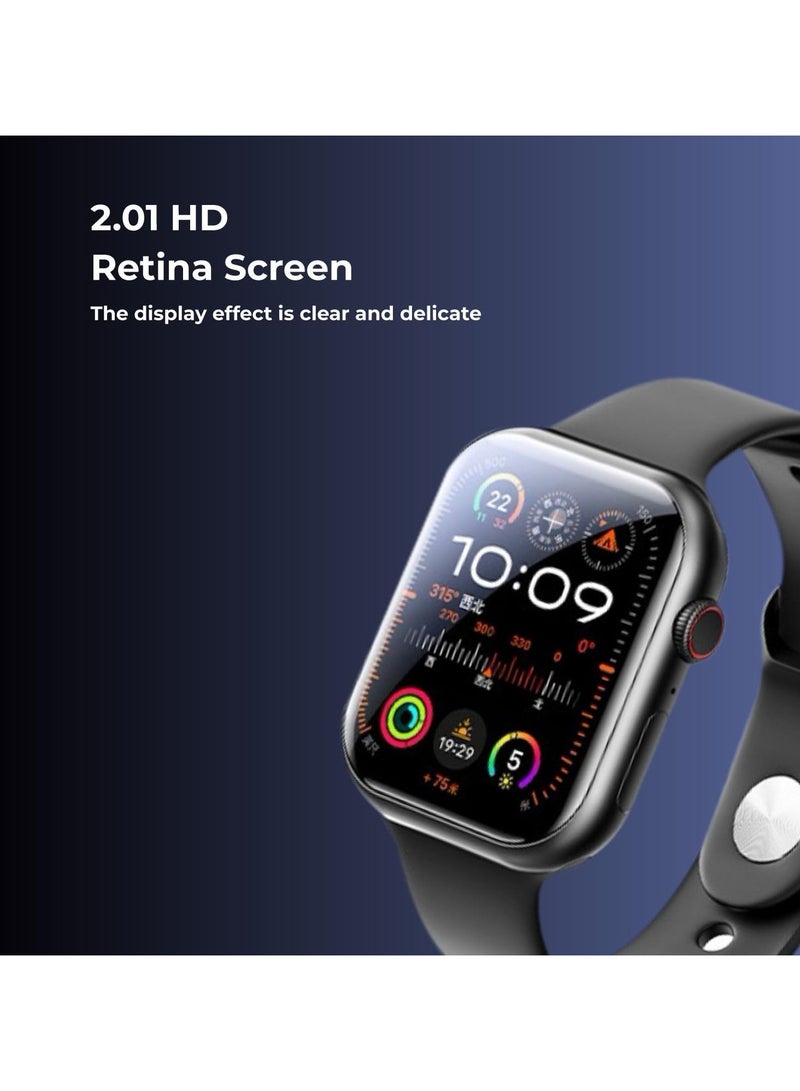 Remax Mena Smartwatch Letar Series SE 15 Wireless Charging in 3 hours, Fitness, Heart Rate, Multiple Sport Modes, Dynamic Island, Long Battery Life 3 days (Black) - Image 3