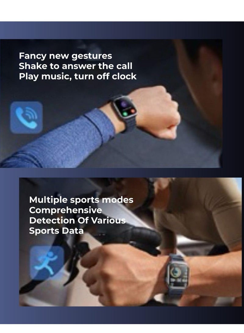 Remax Mena Smartwatch Letar Series SE 15 Wireless Charging in 3 hours, Fitness, Heart Rate, Multiple Sport Modes, Dynamic Island, Long Battery Life 3 days (Black) - Image 4