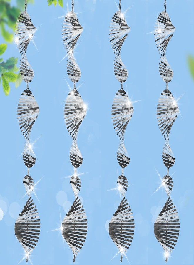 ToBeAce Stainless Steel Bird Deterrents for Outside,3D Wind Spinners Outdoor Decor,12 Pcs Reflective Bird Scare Discs Set Bird Reflectors to Keep Woodpecker Pigeon Away from House Window Patio Yard Porch - Image 1