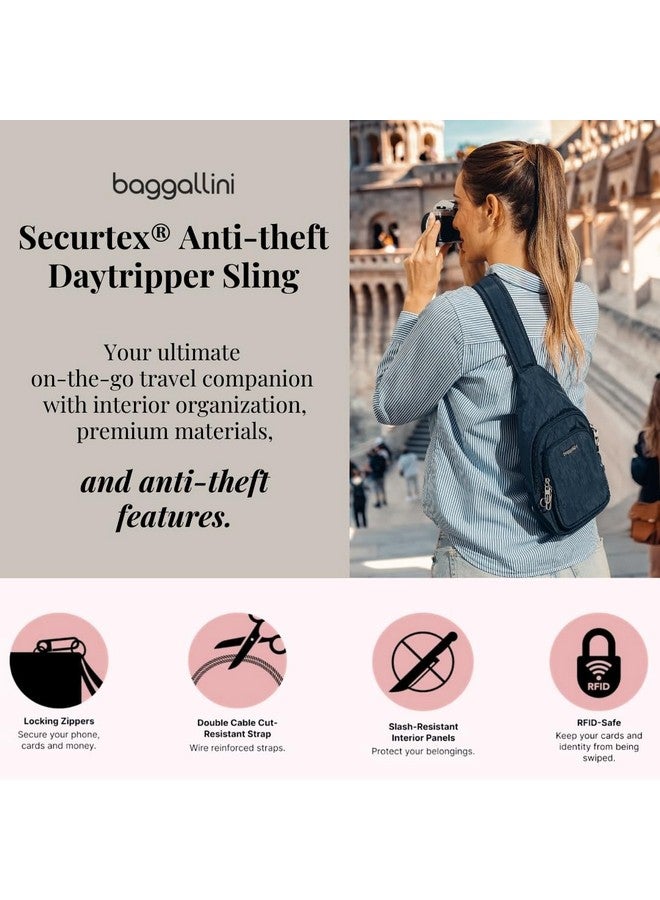 باجاليني حقيبة سفر باجاليني مضادة للسرقة، مقاس 7×12 بوصة، مزودة بسحابات قفل سيكيورتكس، وحزام مقاوم للقطع. - Image 1