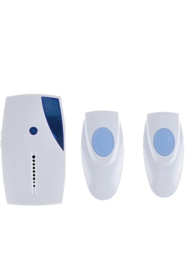 Wireless Smart Doorbell with Long-Range Remote Control – Wall-Penetrating, Elderly Call Button, Two Transmitter and One Receiver - Image 1