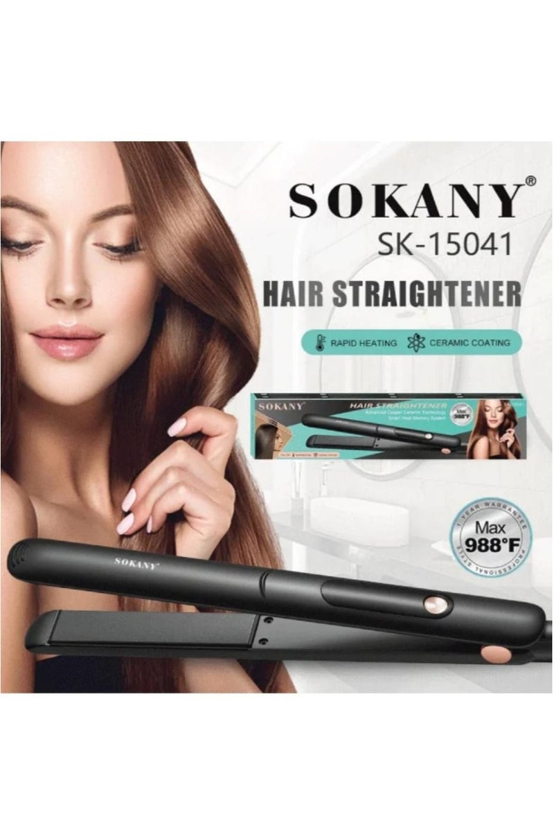 sokany SK-15041 Sokany Hair Straightener - Image 2