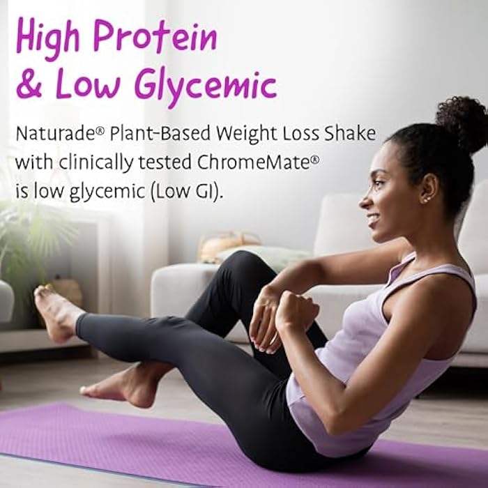 Naturade Weight Loss Shake Meal Replacement, 18 Servings - 25g Plant-Based Protein, CLA, Fiber & 18 Vitamins and Minerals Designed to Curb Cravings and Boost Daily Nutrition - Vanilla Creme - Image 5