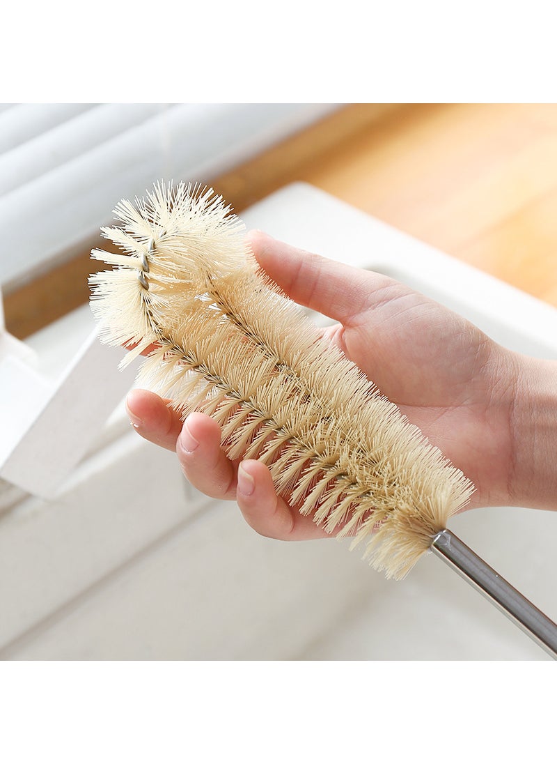Generic Household wooden handle Cup brush long handle brush wash cup brush milk bottle no dead corner kitchen bottle cleaning artifact factory direct sales  - Image 3