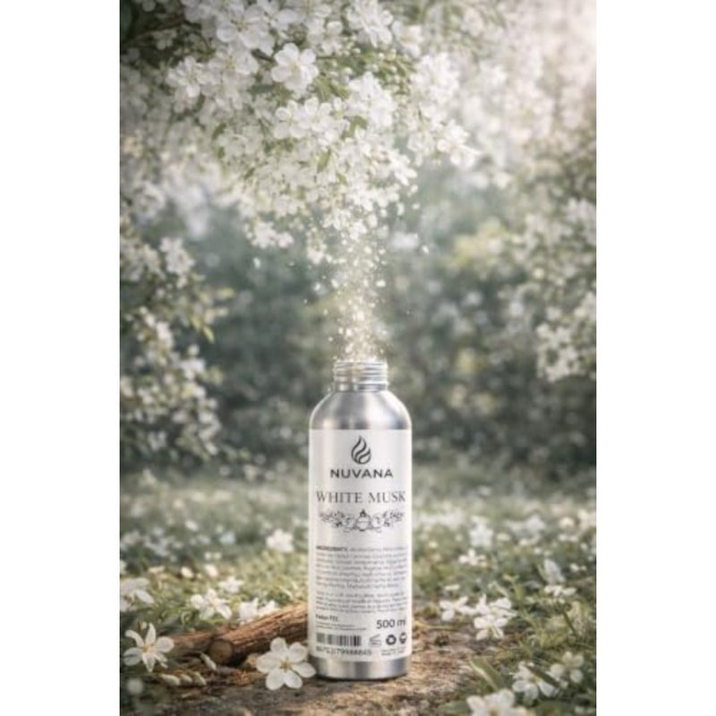 White Musk Home Fragrance Oil, 500 ml Long-Lasting Soft Musk Aroma for Diffusers, Humidifiers, Oil Burners, Potpourri Home Scenting - Image 5