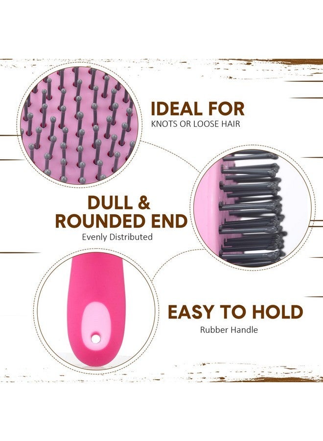 Zhehao 4 Pack Mane And Tail Brush Mane And Tail Horse Brush With Grip, Random Color - Image 3