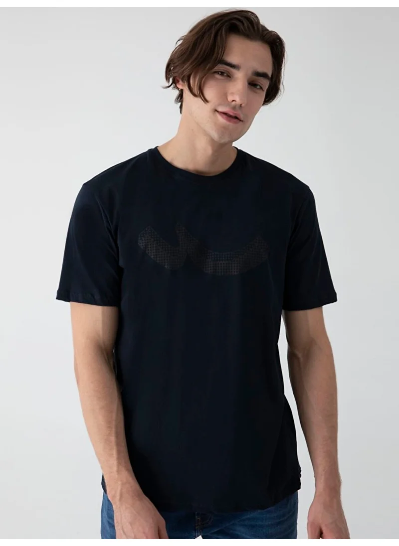 إل تي بي Navy Blue T-Shirt