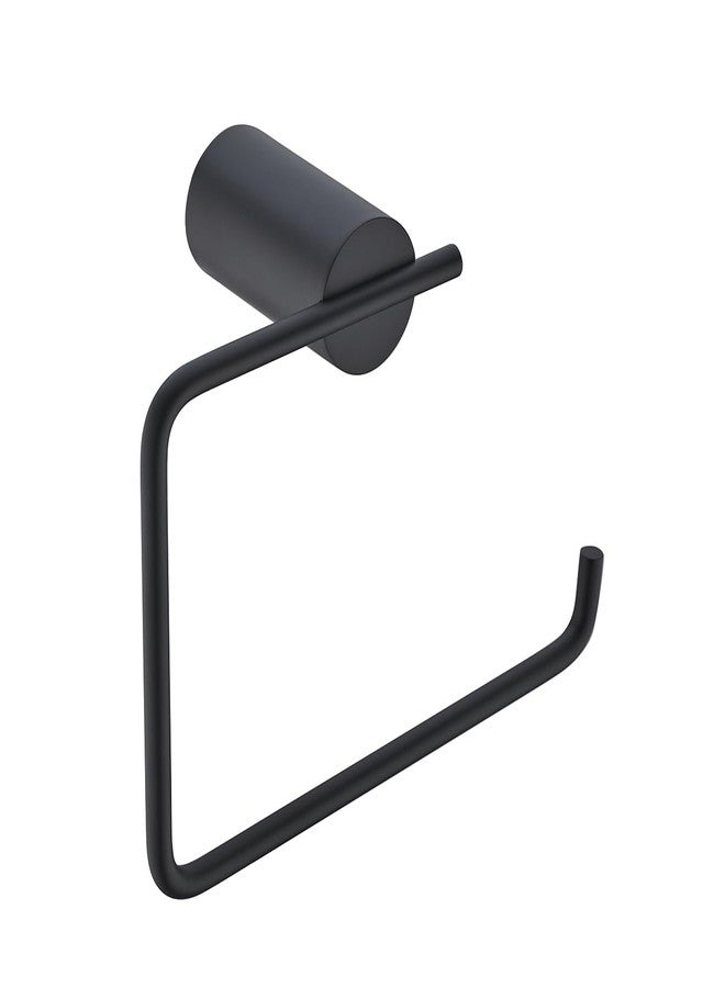 RANDOM Towel Holder for Bathroom Wall Mounted Matte Black Towel Ring Solid Stainless Steel Hand Towel Holder,Screw-in.RD-96068-5MB-2 - Image 1