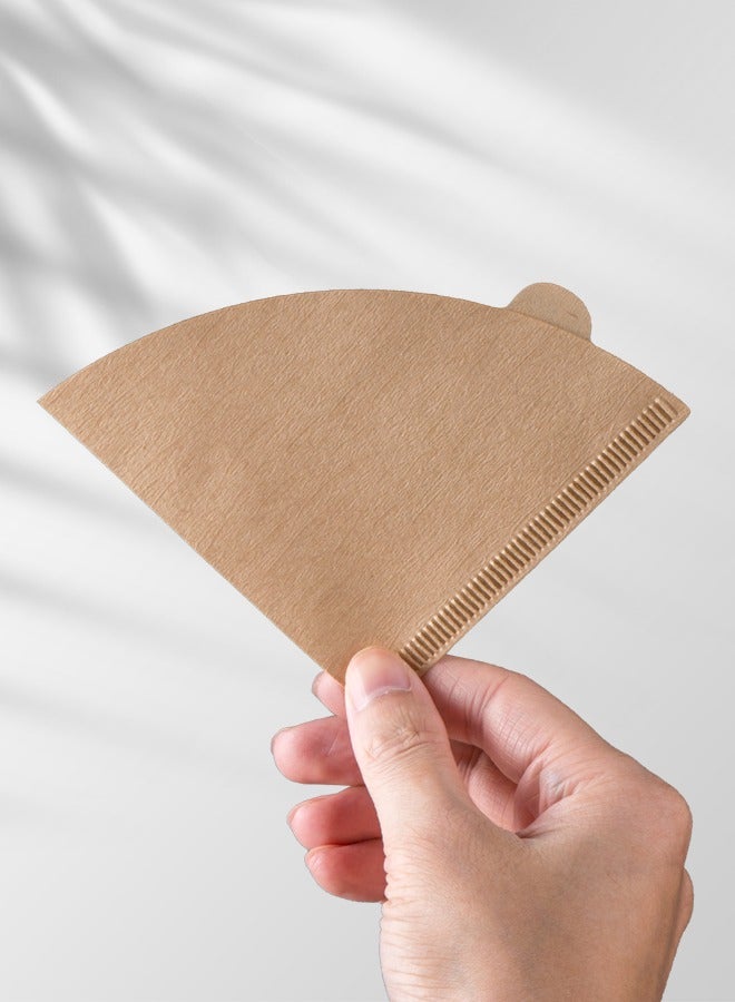 choxila 100-Piece Coffee Filter Paper V60 Size 02 Unbleached Disposable  - Image 4