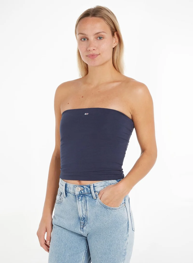 TOMMY JEANS Logo Bandeau Top
