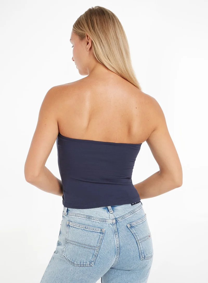 TOMMY JEANS Logo Bandeau Top