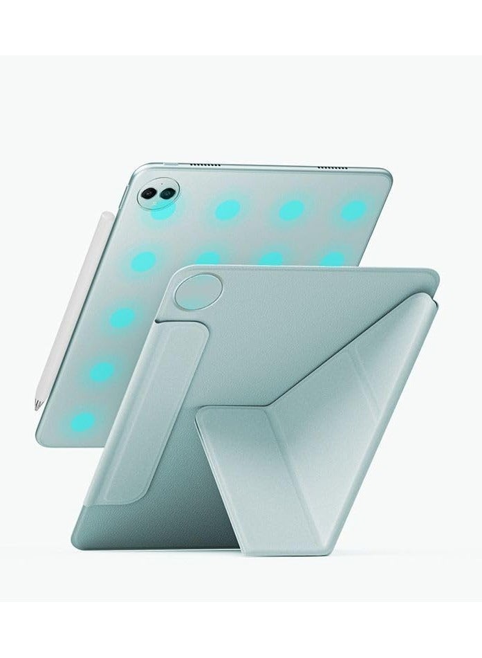 erorex Case Compatible with Huawei MatePad Pro 13.2 inch 2023 Tablet Intelligent double-sided magnetic suction protective cover (Mint) - Image 2