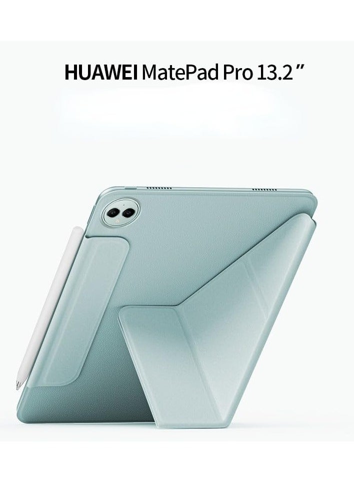 erorex Case Compatible with Huawei MatePad Pro 13.2 inch 2023 Tablet Intelligent double-sided magnetic suction protective cover (Mint) - Image 4