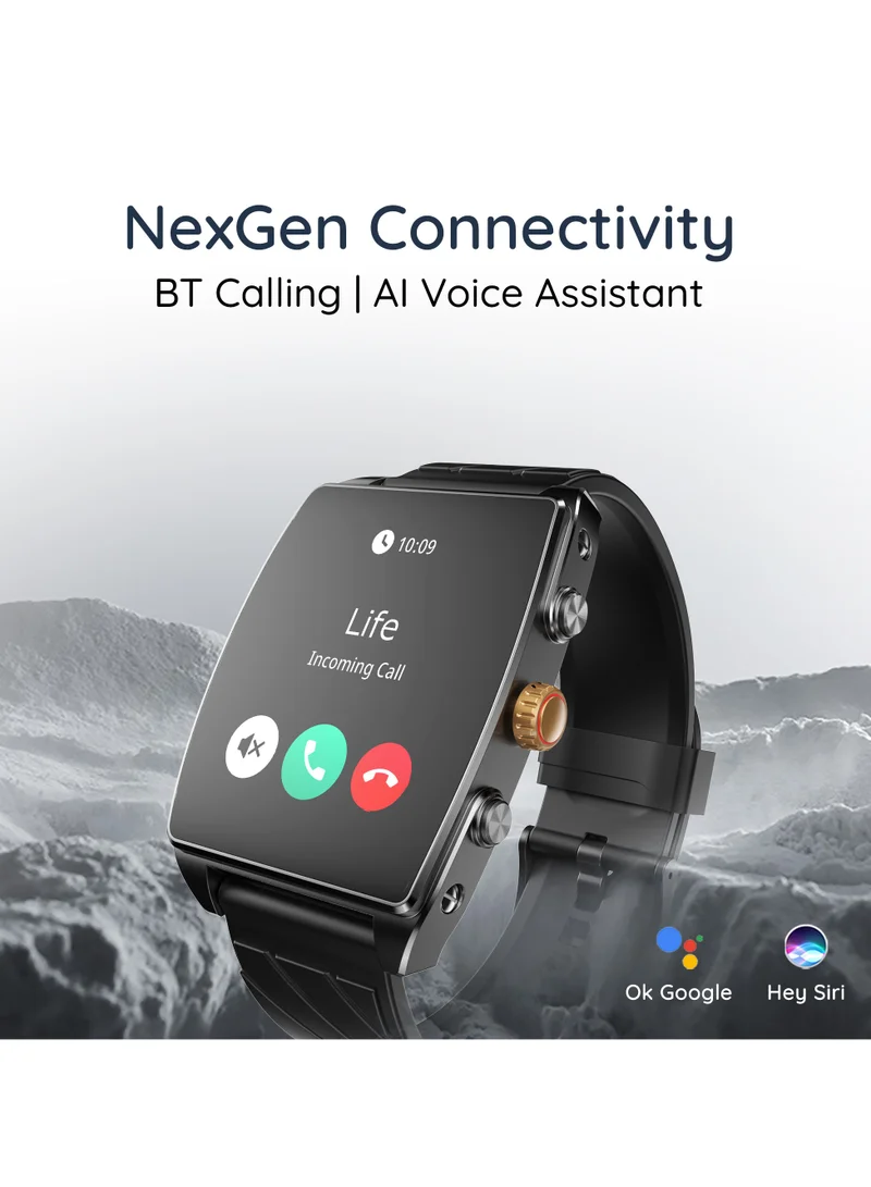 بيبل شاشة Amoled Mega 2.06 بوصة، BT Calling، Always on Display، SpO2، معدل ضربات القلب، وجوه مراقبة متعددة، تاج دوار، مساعد الذكاء الاصطناعي، مراقبة النوم، إنذار وإشعارات، ضوء فلاش، ابحث عن الهاتف.
