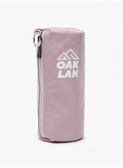 Oaklan by Shoexpress Logo Print Backpack with Pouch and Zip Closure - 42x32x16 cm  - Image 4