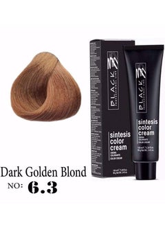 Black Black Sintesis Color Cream Dark Golden Blonde 6.3 