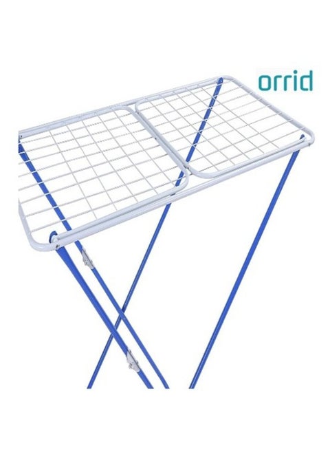 Metallic Cloth Drying Stand in Multi Color, Winged Clothes Airer, Laundry Cloth Dryer Rack, Folding Hanger for Indoor and Outdoor (180x55x105).