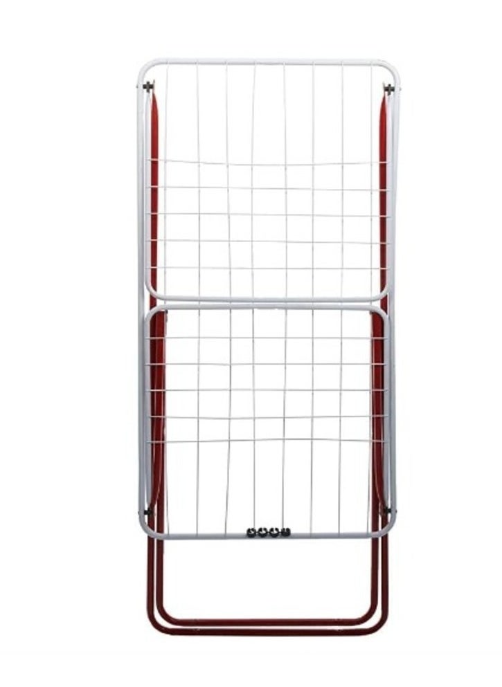 orrid - Metallic Cloth Drying Stand in Multi Color, Winged Clothes Airer, Laundry Cloth Dryer Rack, Folding Hanger for Indoor and Outdoor (180x55x105). - Image 1