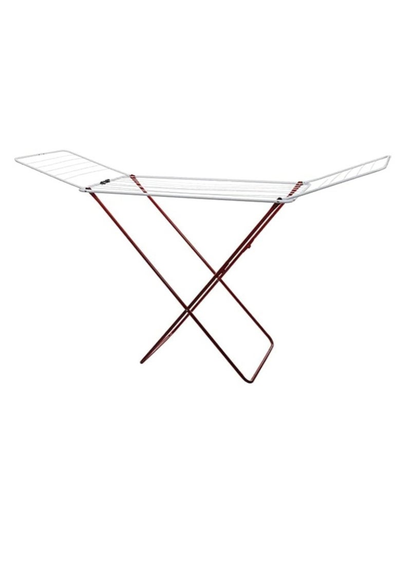 orrid - Metallic Cloth Drying Stand in Multi Color, Winged Clothes Airer, Laundry Cloth Dryer Rack, Folding Hanger for Indoor and Outdoor (180x55x105). - Image 1
