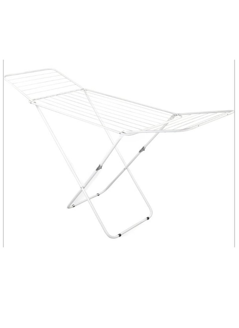 orrid - Metallic Cloth Drying Stand in Multi Color, Winged Clothes Airer, Laundry Cloth Dryer Rack, Folding Hanger for Indoor and Outdoor (180x55x105). - Image 1