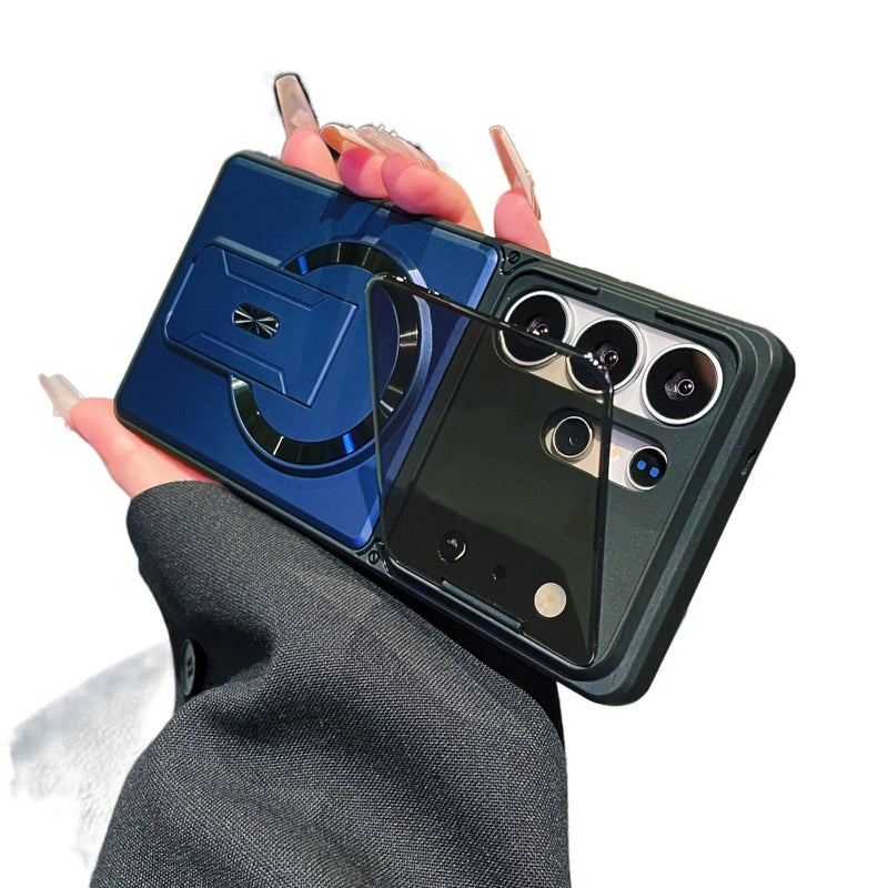 غطاء MagSafe | حماية من السقوط | Acrylic | أسود | مقاوم للصدمات لـ Samsung Galaxy S24 - Image 2