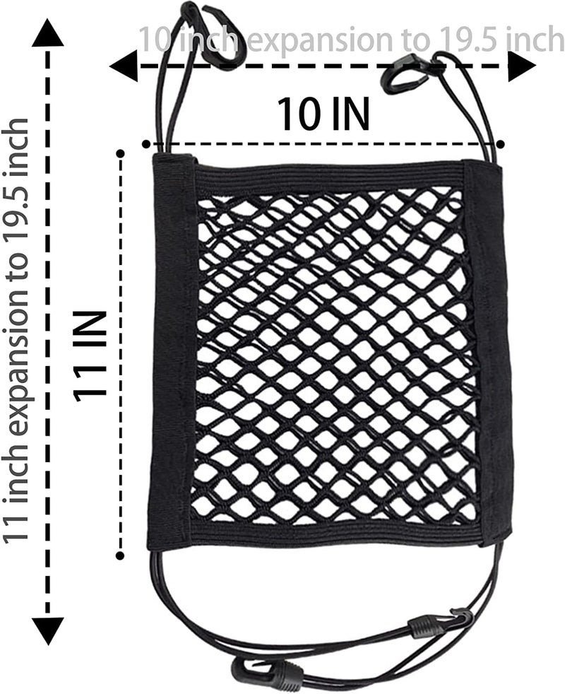 Careflection Motorcycle Cargo Net - Luggage Strap Rack Expansion Organizer Net for Cargo Helmet Net - Suitable for Motorcycle Bike Trailer - Image 3