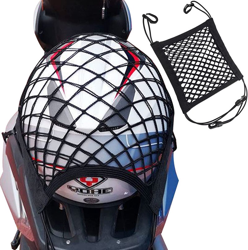 Careflection Motorcycle Cargo Net - Luggage Strap Rack Expansion Organizer Net for Cargo Helmet Net - Suitable for Motorcycle Bike Trailer - Image 1