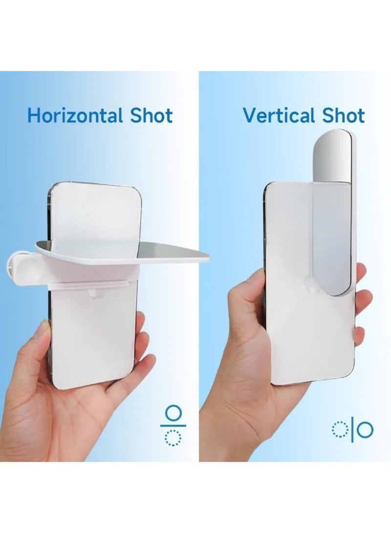 SYOSI Mirror Reflection Clip, Adjustable Smartphone Camera Reflector, Selfie Light Enhancer for Mobile Photography, Universal Clip-on Design, Outdoor Travel Portraits, Black - Image 4