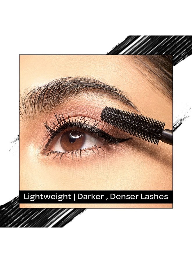 Faces Canada Magneteyes Dramatic Volumizing Mascara - Black, 9.5Ml | Lightweight, Denser & Longer Lashes | Intense Black Finish | Adds Volume | Easy Wash | No Clumping | Cruelty Free