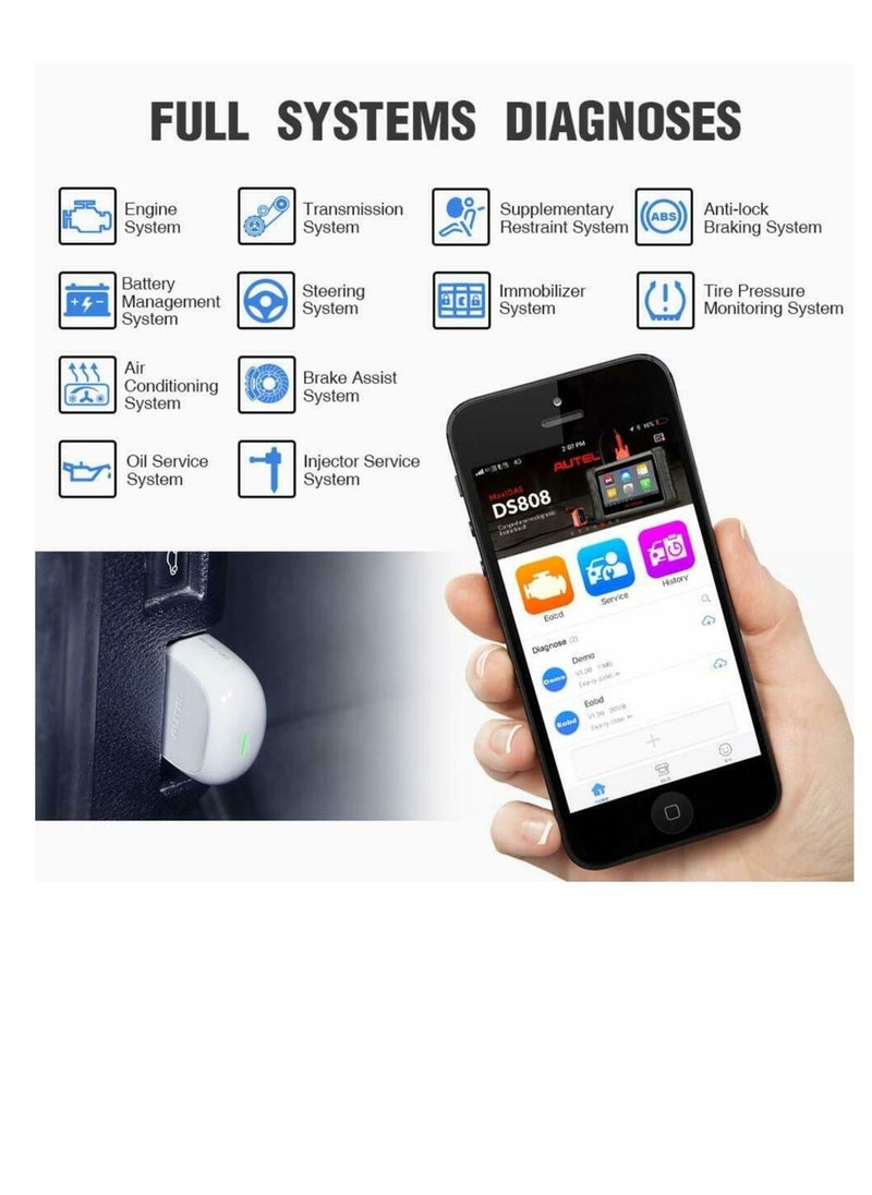 Autel - Autel AP200 Bluetooth OBD2 Scanner Code Reader with Full Systems Diagnoses - Image 1