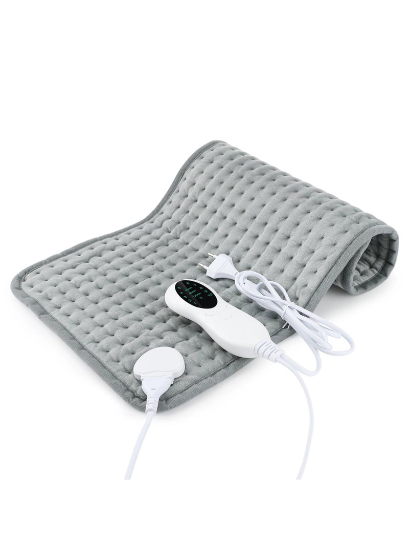 Heating Pad Electric for Pain Relief of Back Neck and Shoulder 10 Electric Temperature Options 4 Timer Settings Auto Shut Off 12 x 24 inches Heated Pad