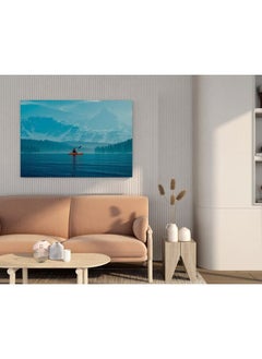Home Gallery A Forest With The Sun Shining Through The Clouds Canvas Wall Art  - Image 2