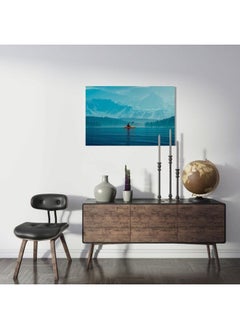 Home Gallery A Forest With The Sun Shining Through The Clouds Canvas Wall Art  - Image 3